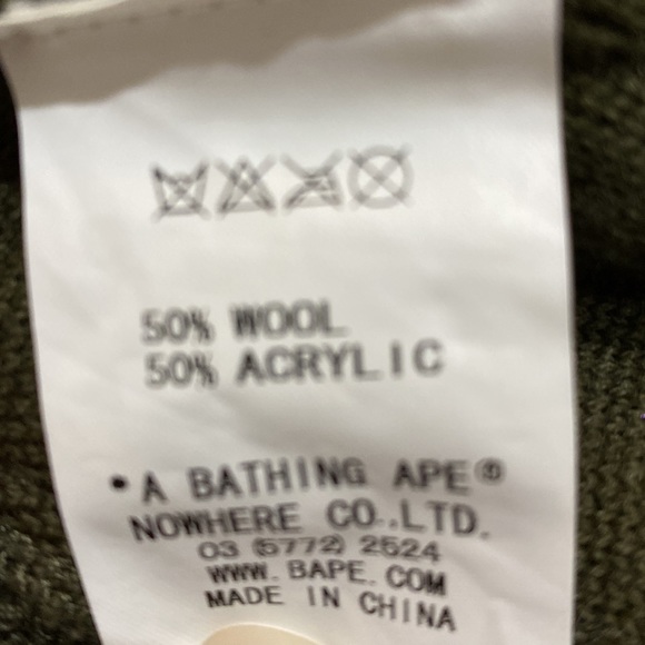 Authentic BATHING APE hat - Picture 3 of 4